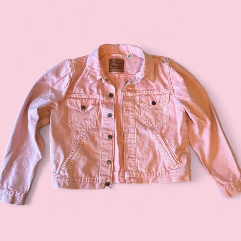 Levi’s Puff Shoulder Denim Jacket with minor flaws